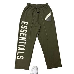 Fear of God Essentials Fleece Relaxed Sweatpant Military Size XS
